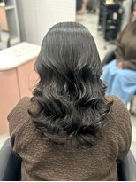 ジエクト カナウ(The Ect canow) 無重力パーマ/チャコールグレー/韓国風パーマ/デジタルパーマ