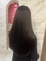 ロンド フィーユ(Lond fille)&nbsp;オリーブグレー髪質改善/黒髪/小顔/くすみベージュ/銀座 ■