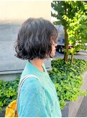 フレンチパーマボブ【世良綾花】