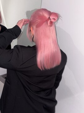 キオク(KIOX) ホワイトピンク/レイヤー/ハイトーン/ワンカラー/名古屋