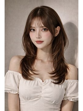 TMJ 熊本/韓国ヘア×コテ巻きパーマ×透明感カラー