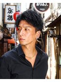 men'shair/波巻きツイストスパイラル/ニュアンスパーマ
