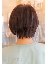 クレオメ 田町店(Cleome)&nbsp;グランマッシュ前髪艶髪斜めシースルーバング美髪イメチェン暗髪