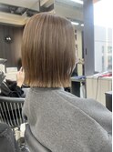 切りっぱなしボブ