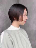 プラスイズム ヴェレン(PLUSISM Velen)&nbsp;黒髪コンパクトボブ