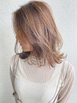 TREAT HAIR DESIGN 新鎌ヶ谷店 【トリート】【11/9 NEW OPEN（予定）】の写真/TREATでしか味わえない[透明感×トレンド]を演出!毛先まで艶っぽい透け通るニュアンスヘア_新鎌ヶ谷/鎌ヶ谷