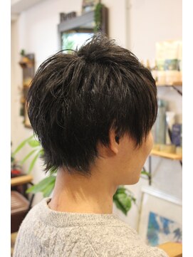 ヘアー ド ブラン(Hair de Brun) ☆前下がり風☆メンズショート