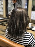 ミルクティーベージュ/ショートボブ/ショート/カット+カラー