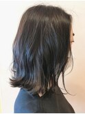 【morio鶴瀬】インナーグレージュカラー×ロブ