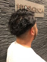 ヒロギンザ 御徒町店(HIRO GINZA)&nbsp;ツーブロック×ワイルドパーマ〈理容室/メンズ/上野御徒町〉
