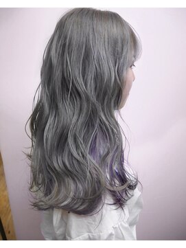 シェリエ(Cherie) 寒色系インナーカラー/シルバーアッシュ/パープルアッシュ