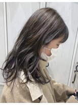 アンソル 戸田店(N'SOL) ほんのりバイオレットインナーカラー