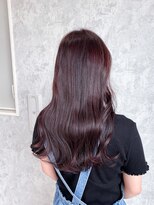 デミヘアー(Demi hair)&nbsp;ピンクバイオレット×波ウェーブ