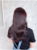 ピンクバイオレット×波ウェーブ
