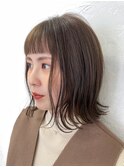 オン眉◎フェミニンバング 天神大名/ヘッドスパ/髪質改善