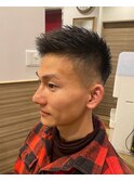爽やか刈り上げスキンフェード短髪スタイル