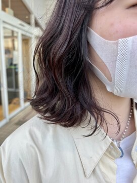 ジップ 緑店(zip) 外ハネミディアム×30代オシャレセミディ