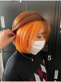 インナーカラー★オレンジ