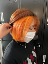 アドラ(ADLLA) インナーカラー★オレンジ