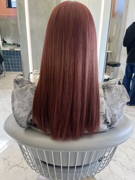 ロンドルーチェ 心斎橋(Lond luce) ダークアッシュ/ミディアムレイヤーカット［髪質改善/縮毛矯正］