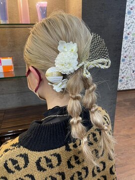 ユアーズ 四街道店(HAIR&NAIL YOURS) 袴振袖着付け和装玉ねぎヘアーアレンジ卒業式成人式パーティー