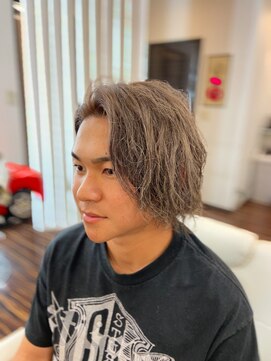 スマイル 沼影店(Smile) ツーブロックマッシュ/波巻き/束感<理容室>[メンズ/武蔵浦和]