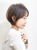 ハウスアンドヘアーワークス(House&Hair works)&nbsp;前髪長め大人小顔ショート30代40代50代　藤沢