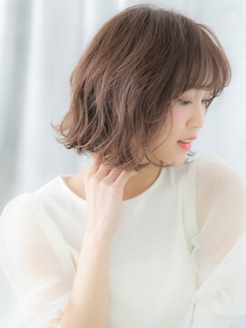 ドクターズサロン LAB 小山店 大人かわいい透明感ことりベージュニュアンスボブc小山20代30代