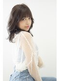 【岡田芽紅美HANABUSA】20代30代40代大人可愛い☆レイヤーミディ