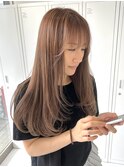 小岩ハイライトミルクティーグレージュレイヤーカット