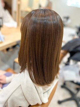 テトテ 三宮店(Tetote) 【tetote柴垣のサロンスタイル】艶髪ストレート/矯正系髪質改善