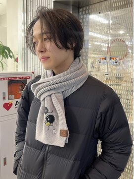 ゼストプール(ZEST POOL) サイドパート　センターパート　ニュアンスパーマ