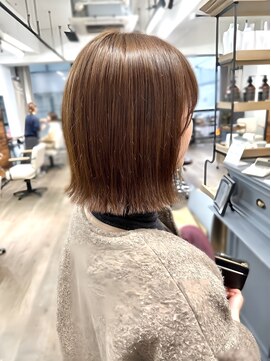 ルアン 上通り(ruen) パツッとボブ　切りっぱなし　熊本　ruen  山田大貴