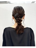 エメティ(Aimerty)&nbsp;編み下ろしアップ