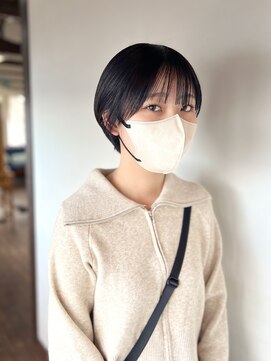 ラクレ(d.la cle) 軽やかショートマッシュとナチュラルブラック