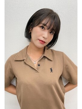 エン 吉祥寺(EN) 20代30代40代前下がり耳掛けショートボブ丸みショート◎