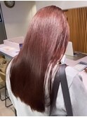 【Hono/STYLE藤沢】ツヤサラブリーチなしラベンダーピンク