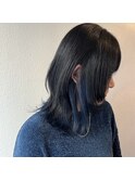 ウルフカット×ブルーインナー♪