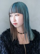 似合わせカットフェミニンロングホワイトブロンド_ba485861
