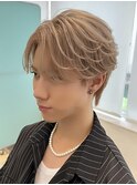 ミルクティーベージュセンターパート