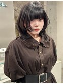 mayu指名//ハイレイヤーミディアムレイヤーウルフハッシュカット