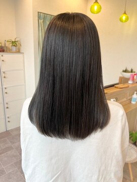 ハクバイジェービー 稲毛(hak by jb) 似合わせカット/メルディカラー/フェミニンロング