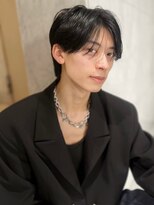 韓国マッシュセンターパートカルマパーマニュアンスパーマウルフ
