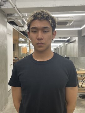 ソーコ 渋谷(SOCO) メンズカットメンズショートスパイキーショートピンパーマ渋谷