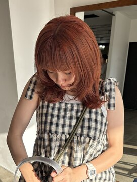 バディヘア リープ(BUDDY HAIR Leap) 秋におすすめオレンジカラー