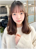 20代30代40代髪質改善艶ストレート×透明感カラー【渋谷】