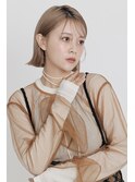 【LadA 城本英恵】 ハイトーンボブスタイル