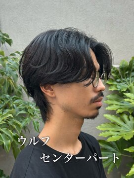 37.0℃ ティダ 神保町店(37.0℃-tida) 毛流れセンターパート/センターパートウルフ