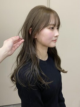 ブリーチなしカラーブリーチ無しダブルカラー冬カラー