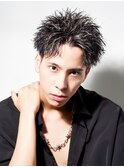 フェザーパーマ/刈り上げセンターパート/サーフカール[新宿]